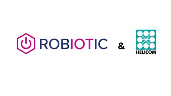 Logo der Firma ROBIOTIC und Helicom
